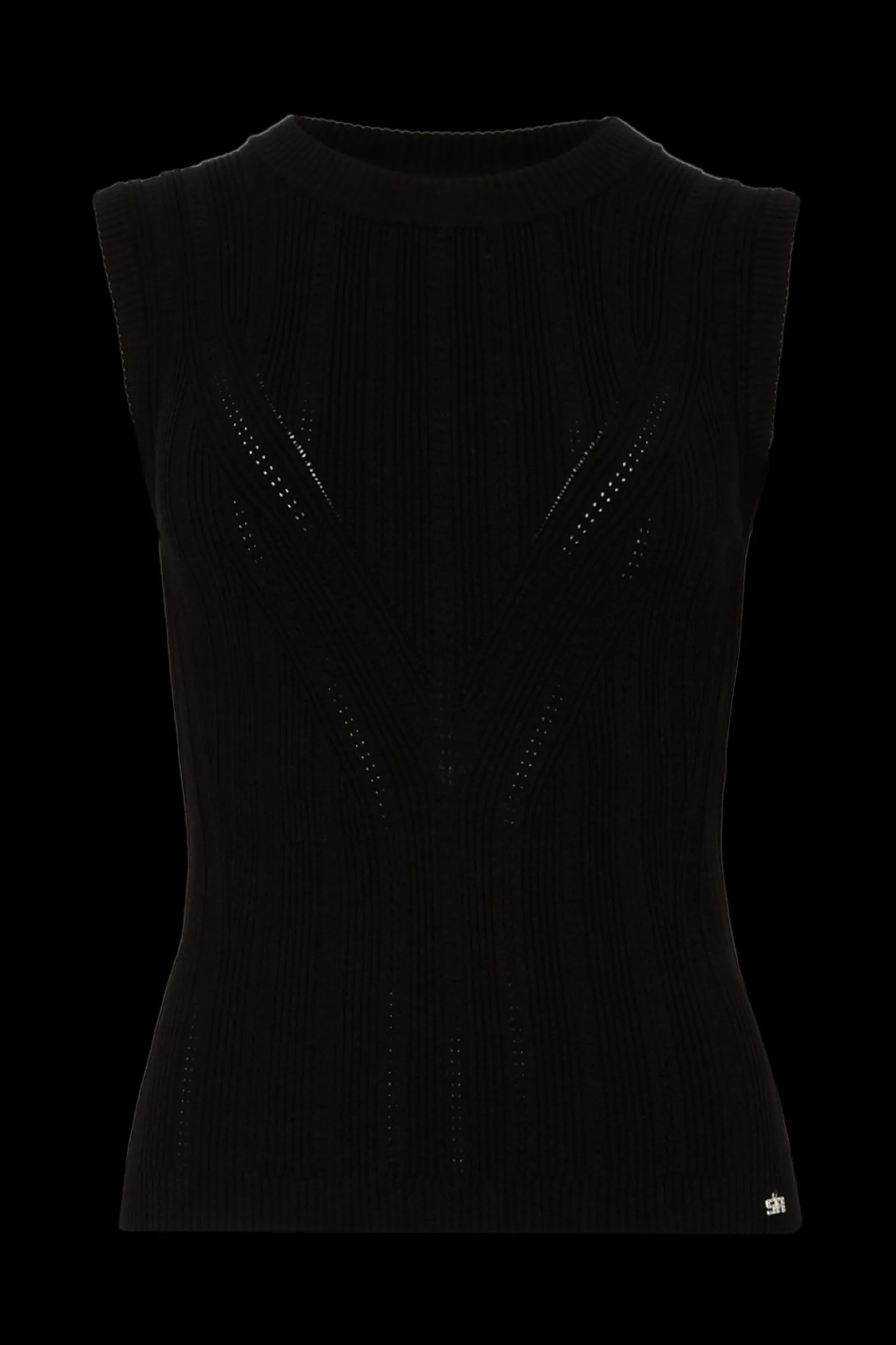 Discount Sleeveless Crew-Neck Jumper Women Sweaters
