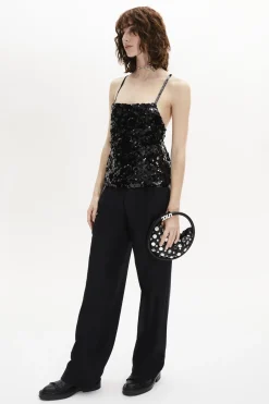 Clearance Strappy Sequined Camisole Women Tank Tops