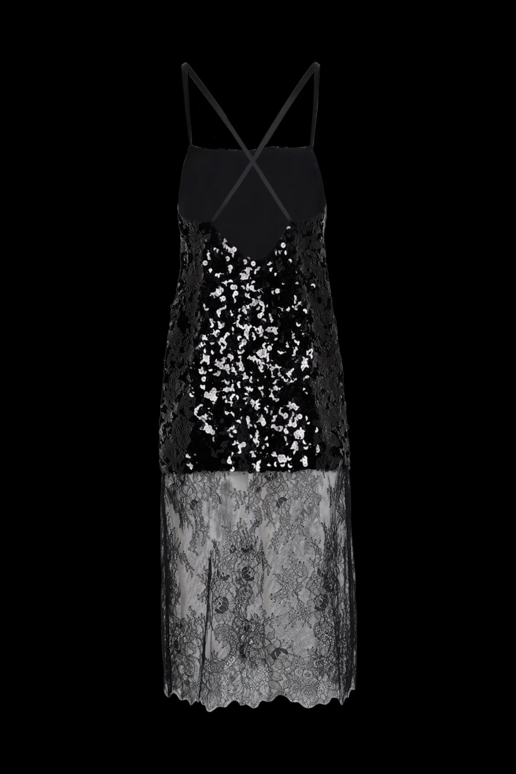 Best Strappy Sequined Slip Dress Women Short Dresses