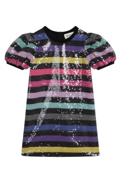 Best Striped Sequins Girl Dress Children Dresses