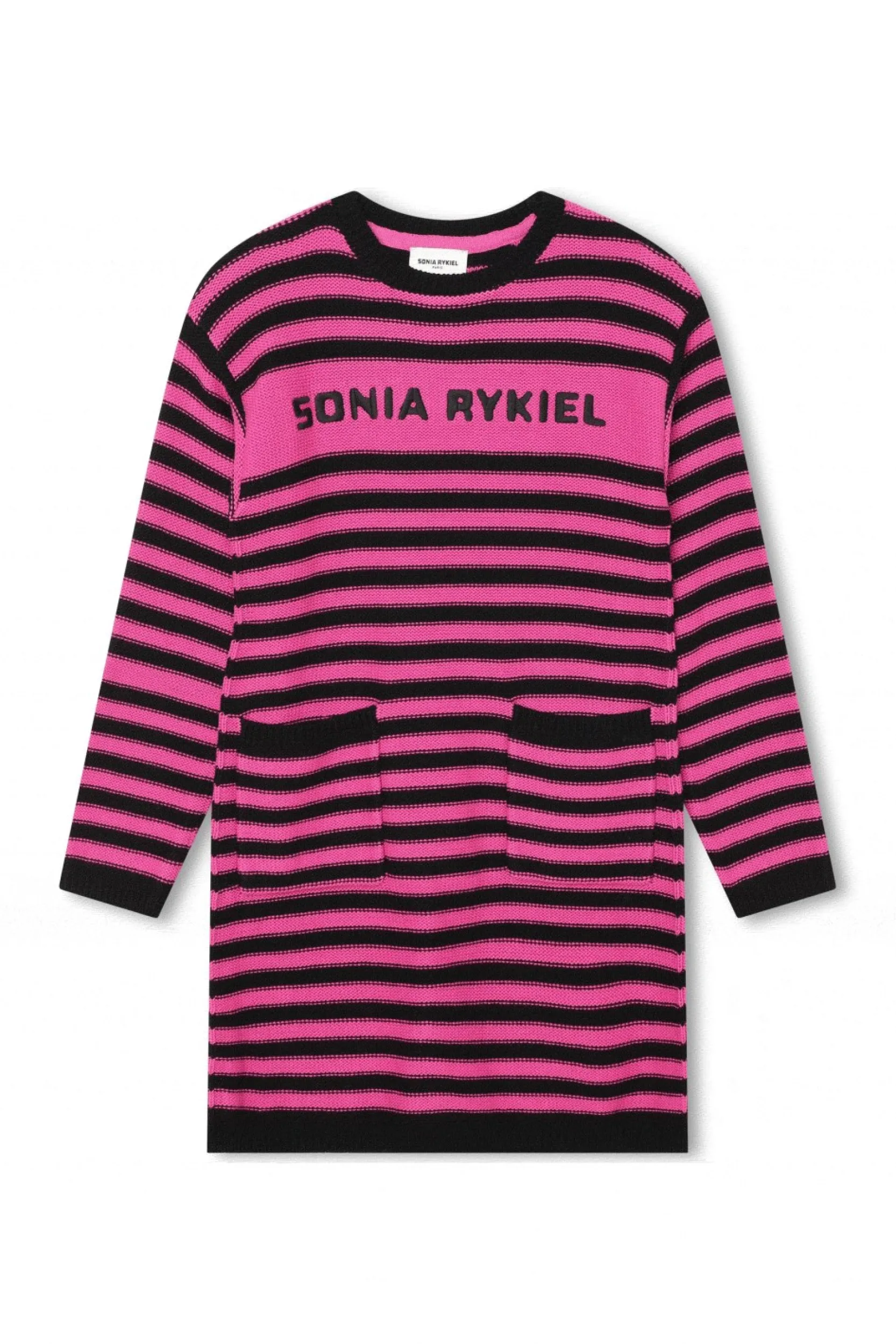 Outlet Two-Tone Striped Dress Children Dresses
