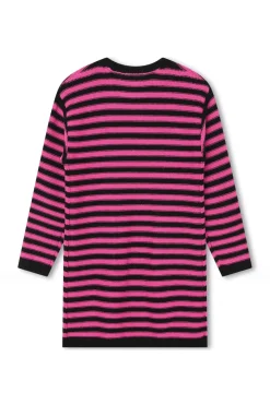 Outlet Two-Tone Striped Dress Children Dresses