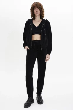 Outlet Velvet Jogging Trousers Women Trousers And Denim