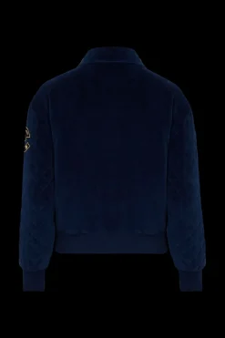 Clearance Velvet Quilted Bomber Jacket Women Jackets