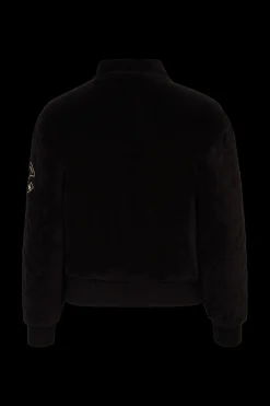 Velvet Quilted Bomber Jacket Women Jackets