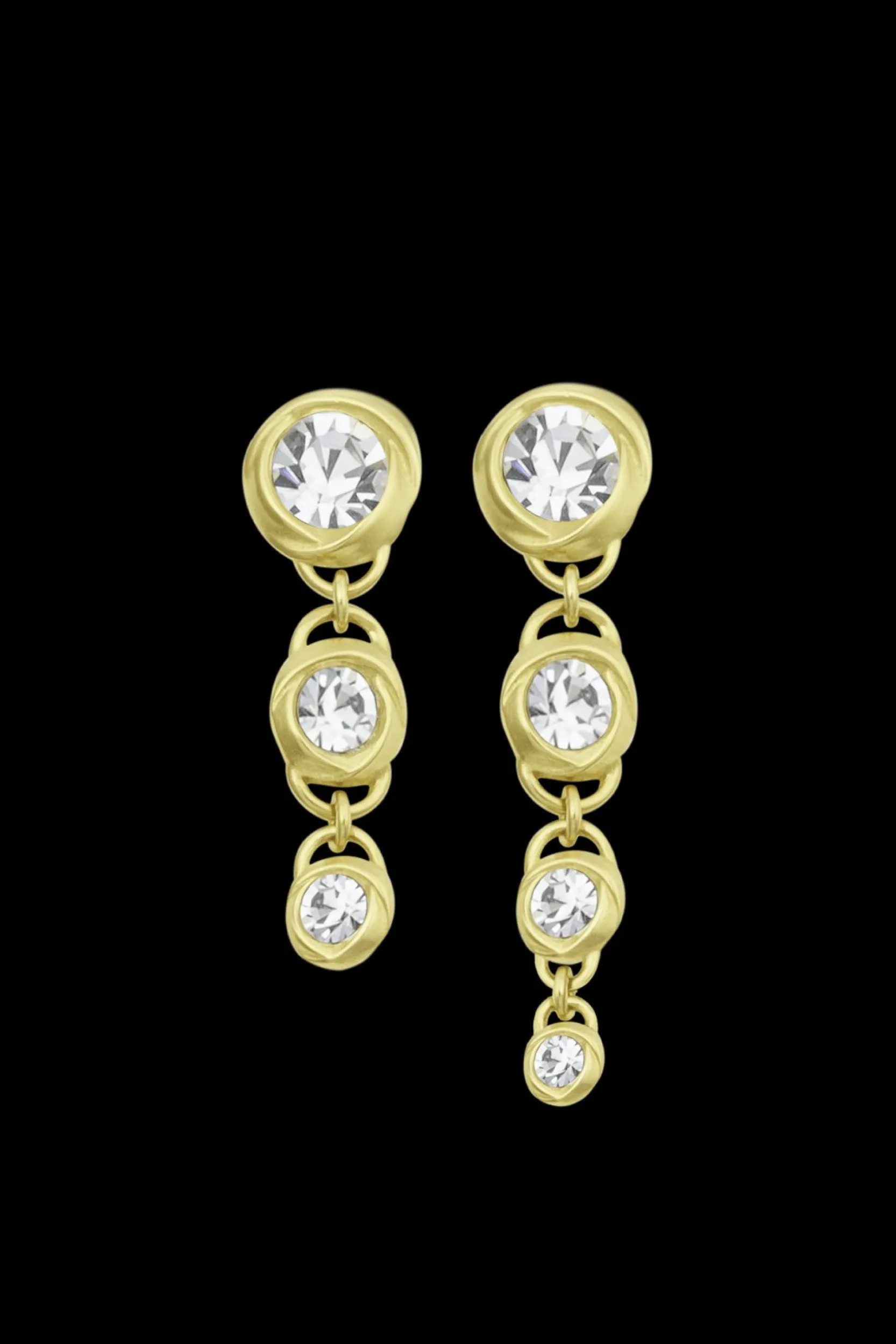 Online Vintage Ribbon Asymmetric Earrings Women Accessories