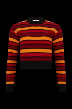 Sale Wool And Cashmere Striped Jumper Women Sweaters