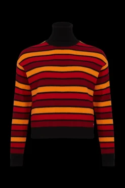 Online Wool And Cashmere Striped Jumper Women Sweaters